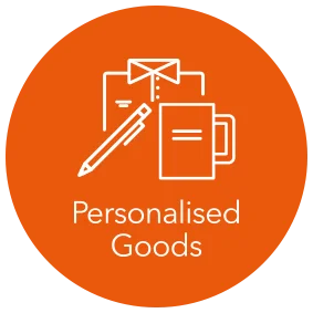 we design branding for personalised goods