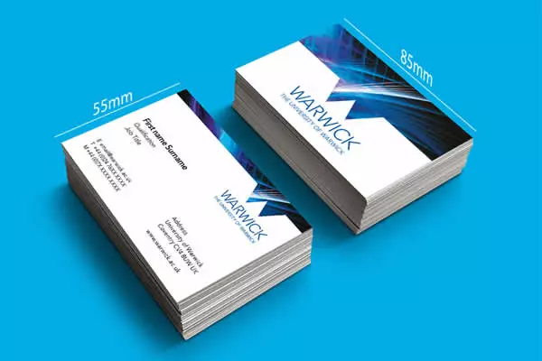 Student Business Card printing example one